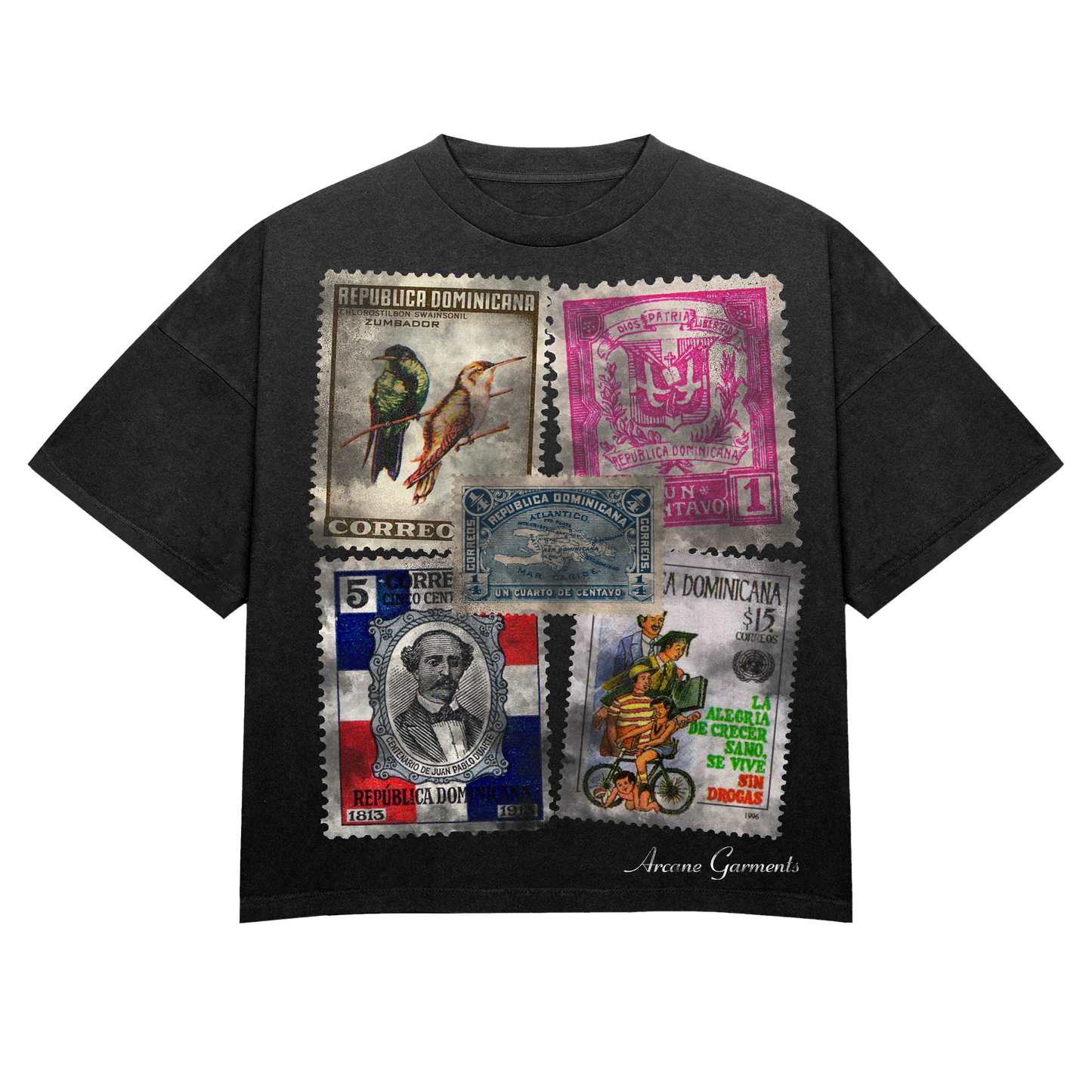 BLACK STAMP TEE