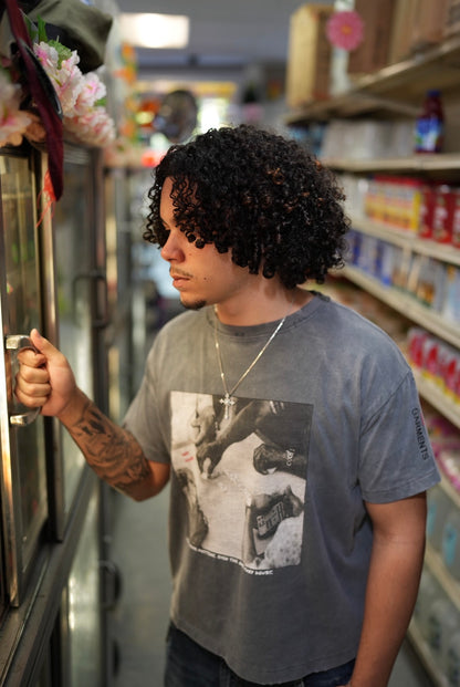 GREY DOMINOES TEE