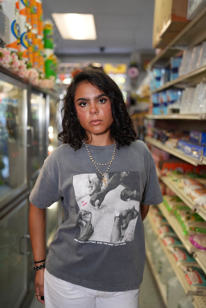 GREY DOMINOES TEE