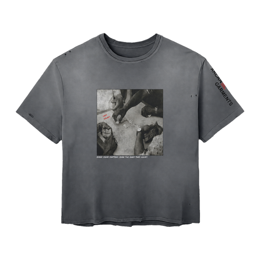 GREY DOMINOES TEE